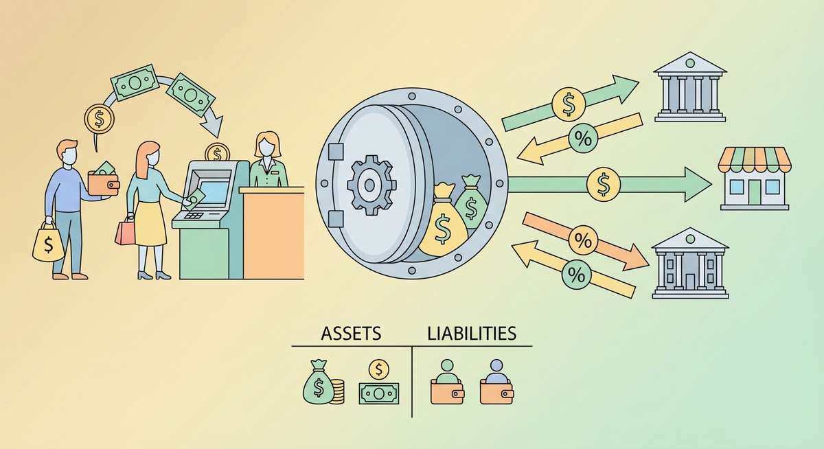 Hvordan fungerer en bank?