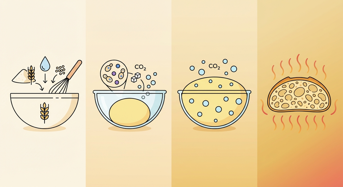 Hvordan fungerer hævning af brød?