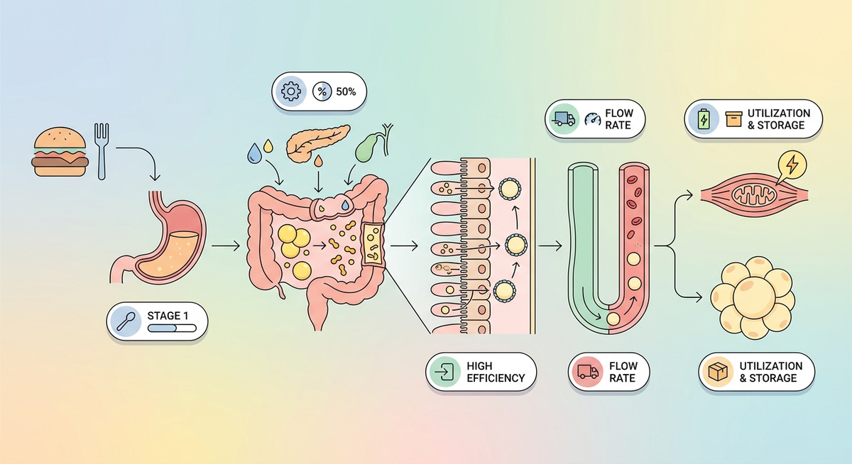 Illustration der viser hvordan Hvordan fungerer fedtstoffer? fungerer