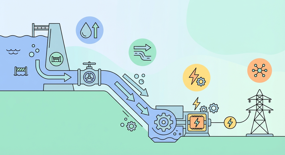 Hvordan fungerer vandkraft?