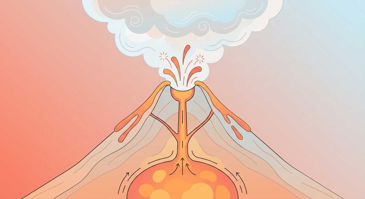 Hvordan fungerer et vulkanudbrud?