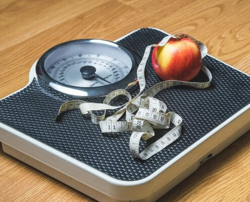 Vægttab vægt og æble